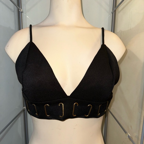 Black and Gold revamped bralette - Picture 3 of 6